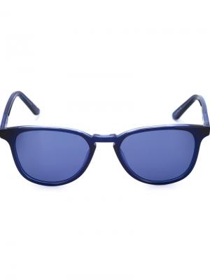 Солнцезащитные очки Olivier Krewe Du Optic. Цвет: синий