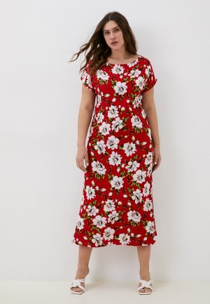 Платье Toku Tino. Цвет: красный