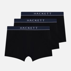 Комплект мужских трусов Core 3-Pack Hackett. Цвет: чёрный