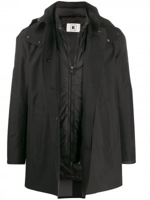 Куртка с капюшоном Kired. Цвет: черный