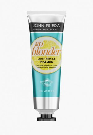 Маска для волос John Frieda Укрепляющая ослабленных Go Blonder Lemon Miracle 100 мл. Цвет: прозрачный