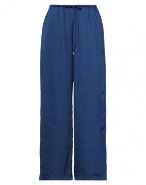 Повседневные брюки BONSUI. Цвет: темно-синий