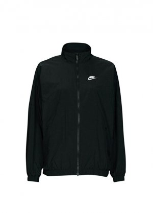 Черное пальто essential windrunner Nike. Цвет: черный