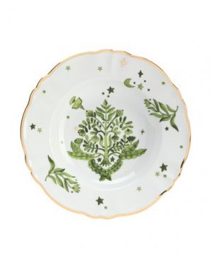 Декоративная тарелка BITOSSI HOME. Цвет: белый
