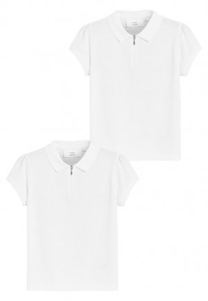 Рубашки-поло 2 Пакета , белый Next