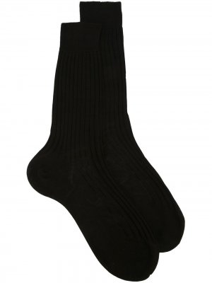 Ribbed ankle socks Fashion Clinic Timeless. Цвет: черный