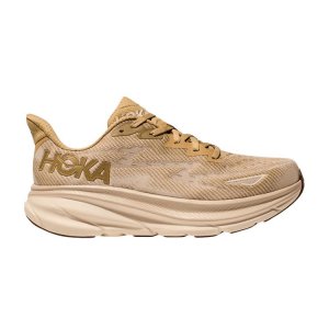 HOKA Clifton 9 Wheat Shifting Sand Men Sneakers Brown 1127895-WHF ONE