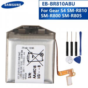 Оригинальный аккумулятор для умных часов EB-BR800ABU EB-BR810ABU EB-BR170ABU Gear S4 SM-R800 SM-R810 SM-R805 SM-R815 42 мм 46 смарт-часов Samsung