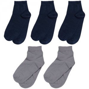 Комплект из 5 пар детских носков микс 3, размер 18-20 ХОХ. Цвет: мультиколор