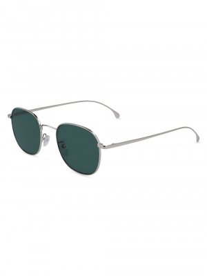 Овальные солнцезащитные очки Arnold 51MM, серебряный Paul Smith