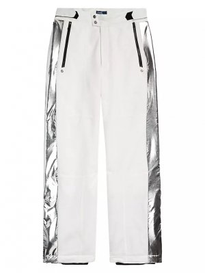 Лыжные штаны Scrubs с высокой посадкой и эффектом металлик , цвет paper white Polo Ralph Lauren