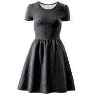 Платье из узорного трикотажа BRIGITTE BARDOT POUR LA REDOUTE. Цвет: черный