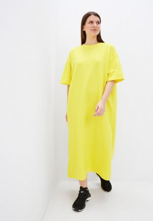 Платье Kidonly. Цвет: желтый