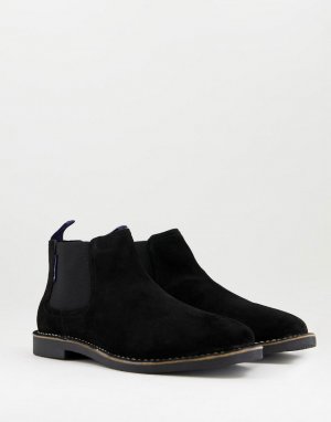 Черные замшевые ботинки челси -Черный цвет Ben Sherman