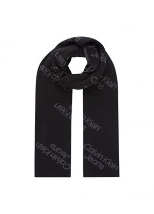 Черный мужской шарф Calvin Klein