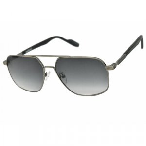 Солнцезащитные очки BLD2343, серебряный, серый Baldinini. Цвет: серый