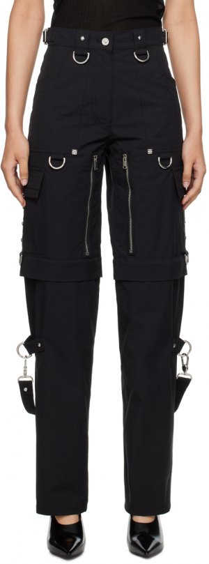 Черные съемные брюки Givenchy