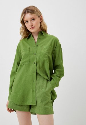 Блуза To Be One. Цвет: зеленый