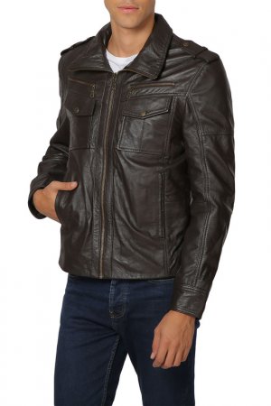 Jacket Isaco & Kawa. Цвет: dark brown