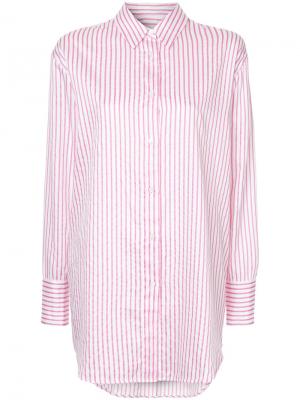 Рубашка в полоску Saxa Mads Nørgaard. Цвет: розовый