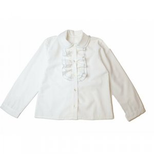 Школьная блуза , размер 128/64, белый Сказка. Цвет: белый