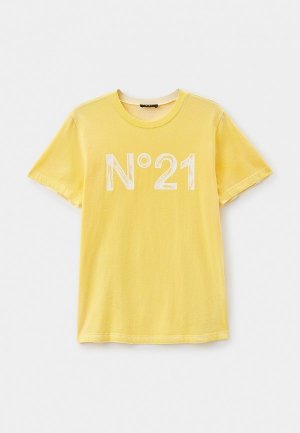 Футболка N21. Цвет: желтый