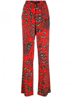 Расклешенные брюки Barbara Bui. Цвет: красный