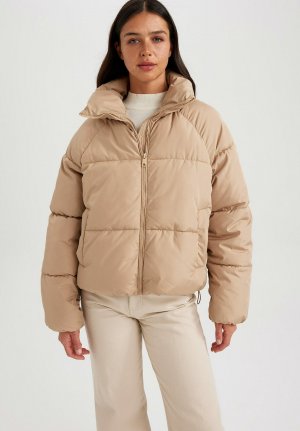 Зимняя куртка Regular Fit , бежевый DeFacto