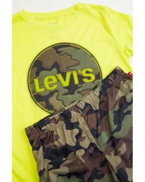 Пижамный комплект Levi'S Pajama Two-Piece Set, цвет Limeade Levi's