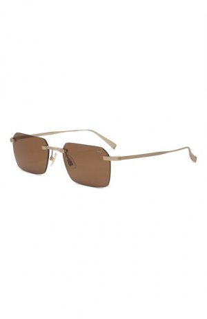 Солнцезащитные очки Dunhill. Цвет: коричневый