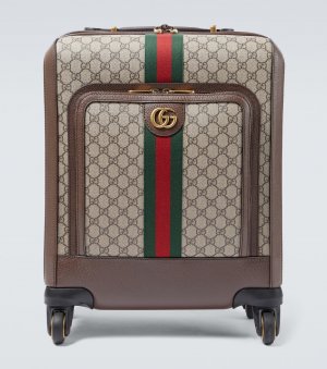 Маленький чемодан для ручной клади gucci savoy , бежевый