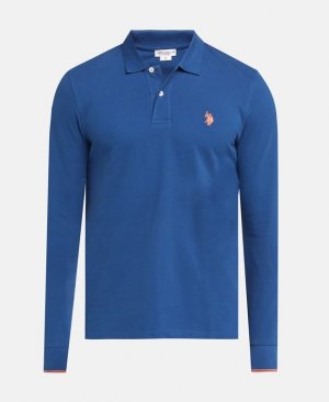 Рубашка-поло с длинными рукавами , цвет Royal Blue U.S. Polo Assn.