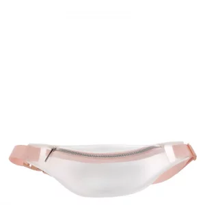Поясная сумка женская TRANSPARENT BELT BAG NEW, белый/розовый Calzetti. Цвет: белый
