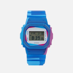 Наручные часы G-SHOCK DWE-5600PR-2 CASIO. Цвет: синий