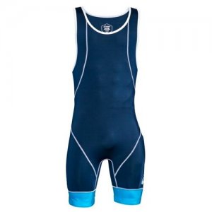 Трико Wrestling Suit, размер 2XS, синий ASICS. Цвет: синий