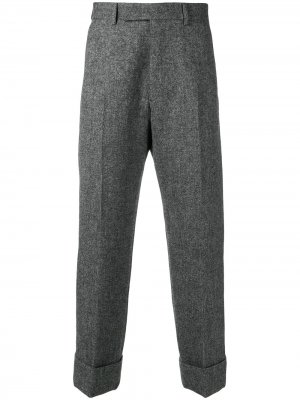 Твидовые брюки с петлями для ремня Thom Browne