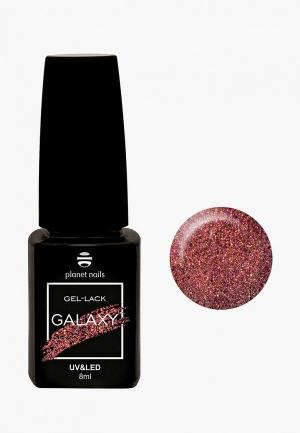 Гель-лак для ногтей Planet Nails GALAXY - 730 Солнце 8 мл. Цвет: красный