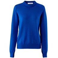 Пуловер с длинными рукавами, 100% шерсти CORALIE MARABELLE POUR LA REDOUTE. Цвет: синий,темно-бежевый,экрю