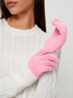 Перчатки базовые Zarina. Цвет: розовый