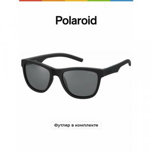 Солнцезащитные очки , серый Polaroid. Цвет: серый