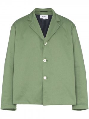 Пиджак свободного кроя Sunnei. Цвет: зеленый
