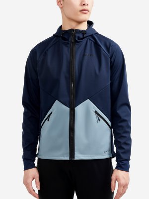 Куртка мужская Glide Hood, Синий, размер 52-54 Craft. Цвет: синий