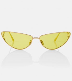 Солнцезащитные очки MissDior B1U в оправе «кошачий глаз» , желтый Dior Eyewear