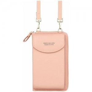 Кошелек клатч, сумка женская на плечо кросс-боди Rittlekors BL N8591 Светло-Розовый baellerry. Цвет: розовый