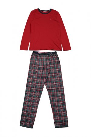 Пижама Tommy Hilfiger. Цвет: 044, rhubarb, rhubarb, цена 2