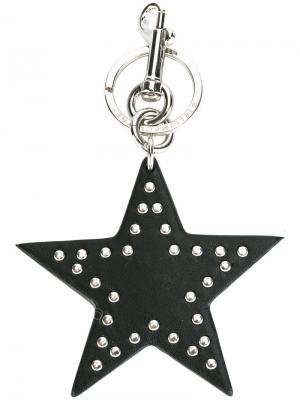 Брелок в форме звезды с заклепками Stella McCartney. Цвет: чёрный