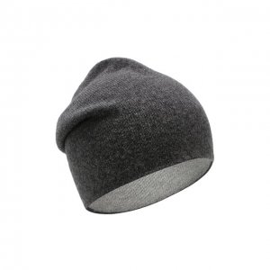 Кашемировая шапка бини Johnstons Of Elgin. Цвет: серый