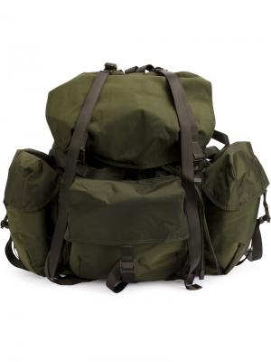 Большой рюкзак с ремешками Juun.J. Цвет: зелёный