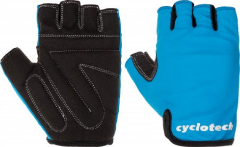 Перчатки велосипедные WIND-B Cyclotech. Цвет: голубой
