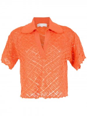 Жаккардовая рубашка Nk. Цвет: оранжевый